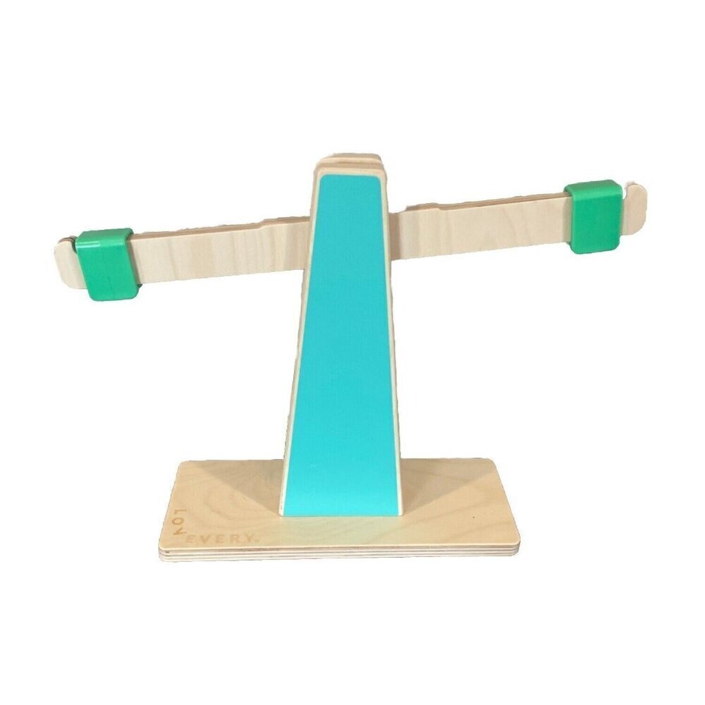 Lovevery Every Which Weigh Scale NO Pails Wooden Toy Balance